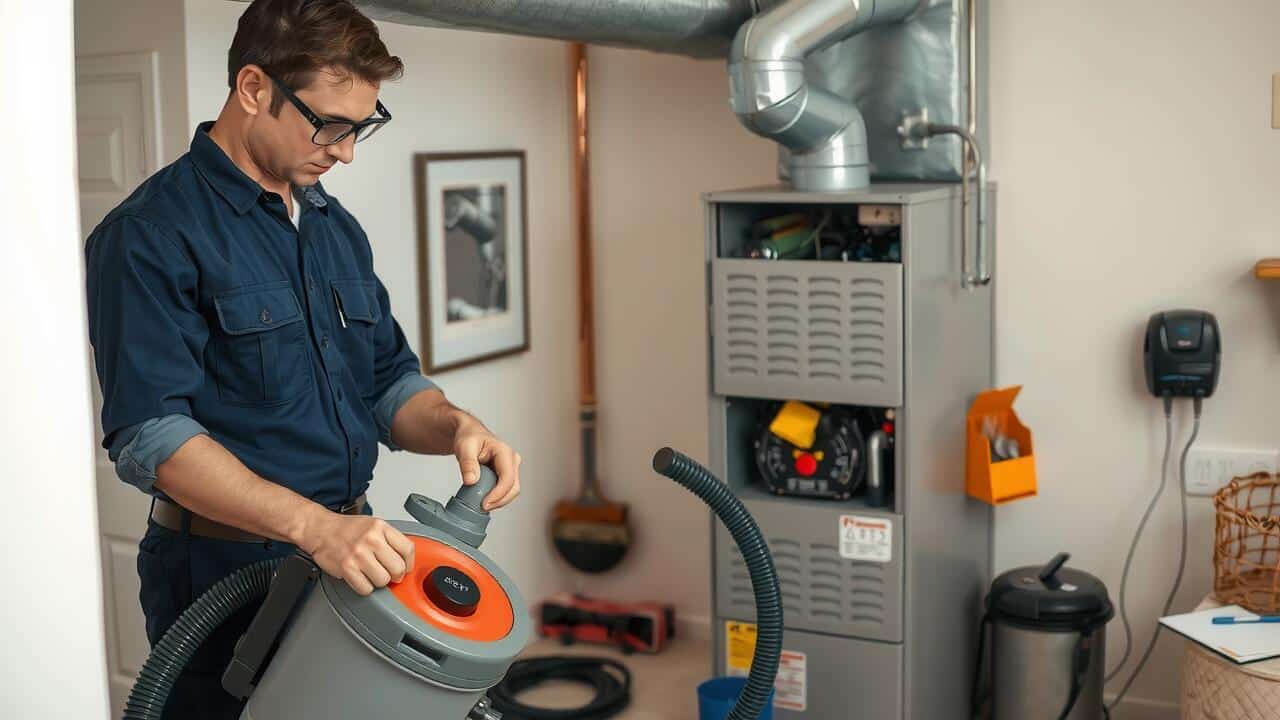 Can I clean my furnace myself?