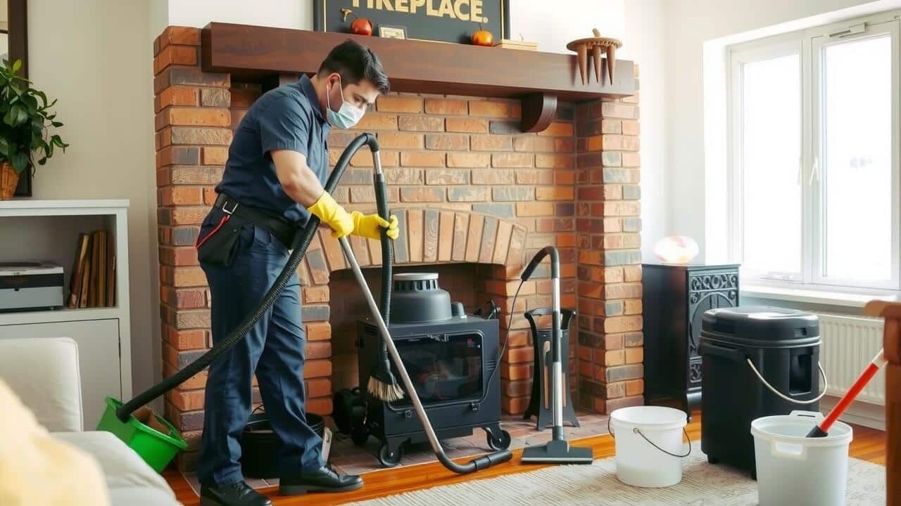 How often should a fireplace be cleaned?