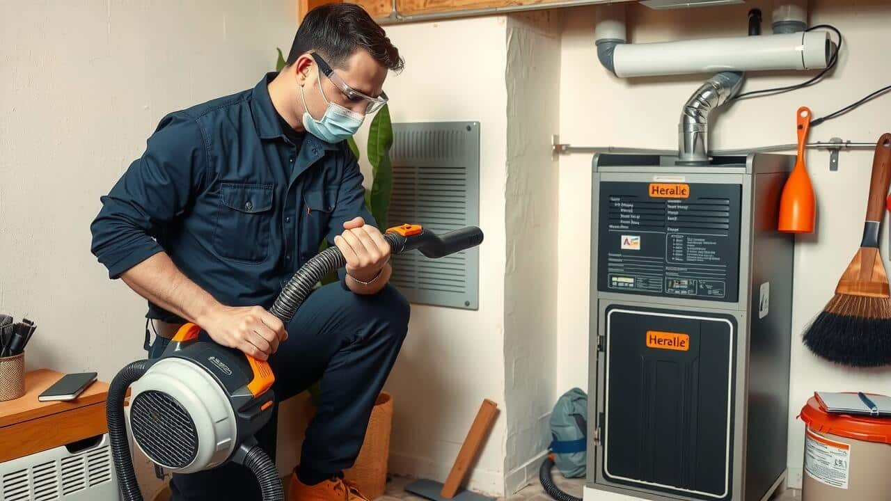 How often should a furnace be cleaned?