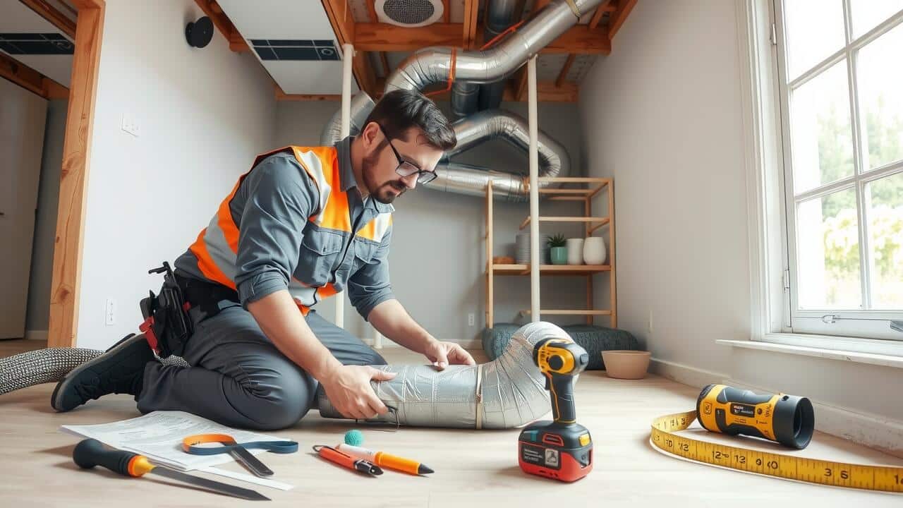 What is a common mistake in ductwork installation?